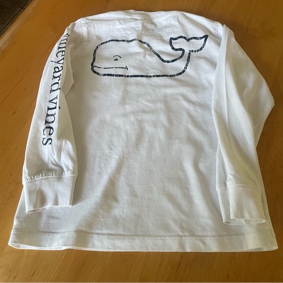 Vineyard Vines Kids White Long Sleeve Shirt size 4T - Picture 2 of 7